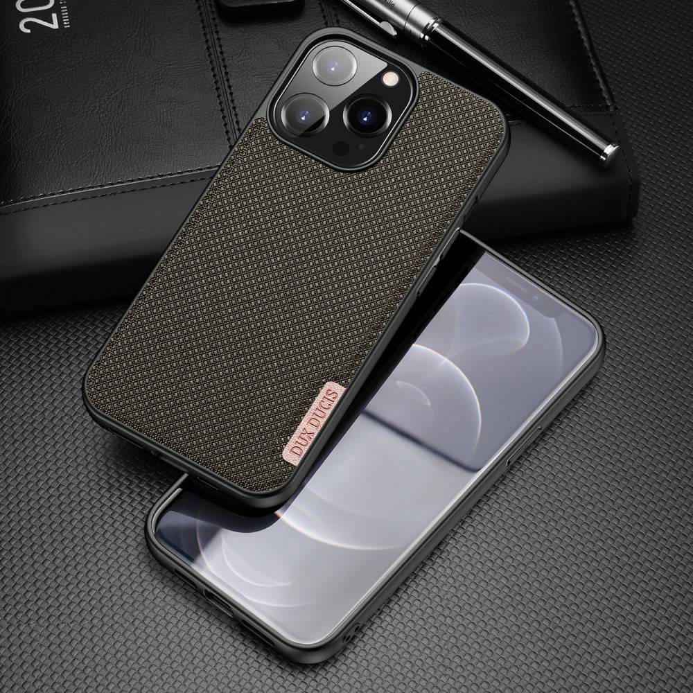Kryt iPhone 13 Pro Dux Ducis Fino nylon case zelený