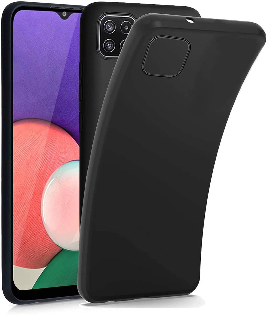 Kryt Samsung Galaxy A22 4G LTE Silicone case černý