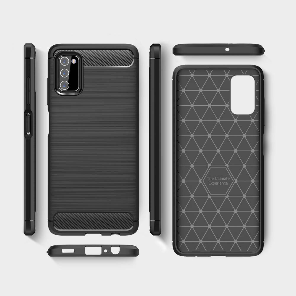 Kryt Samsung Galaxy A03s Armored Carbon black