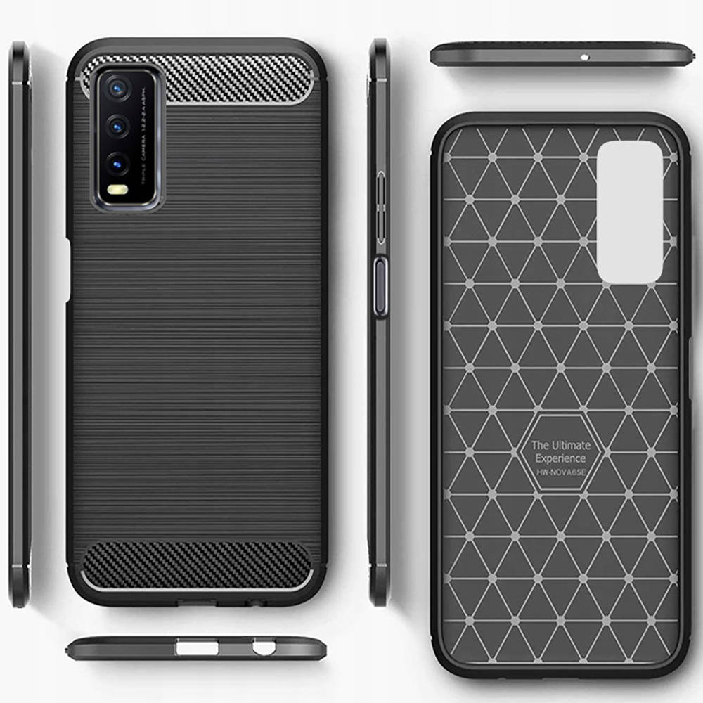 Kryt VIVO Y11s / Y20s / Y12s Armored Carbon black