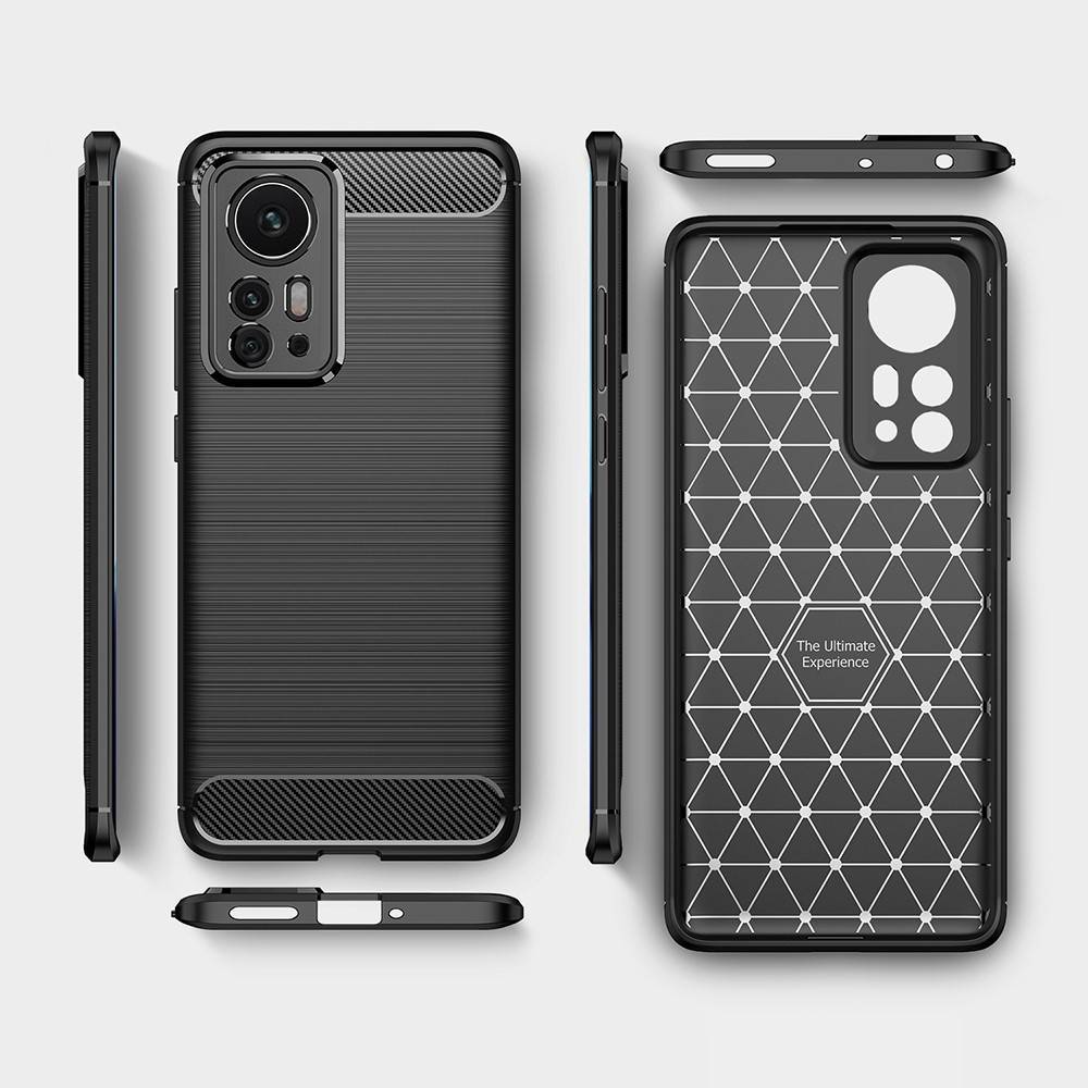 Kryt Xiaomi 12 Pro Nexeri TPU Premium Carbon black