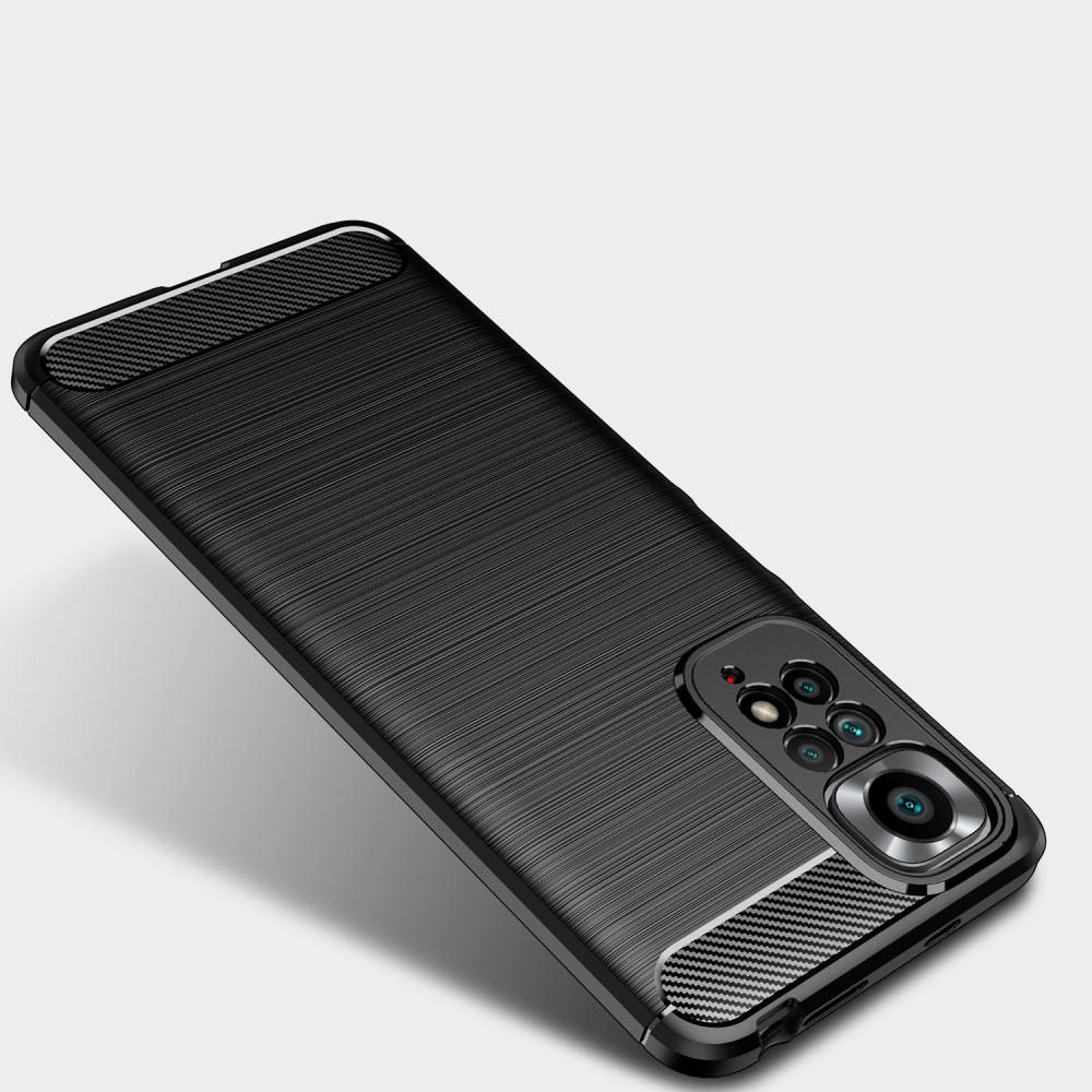 Kryt Xiaomi Redmi Note 11 4G / Redmi Note 11s Nexeri TPU Premium Carbon černé