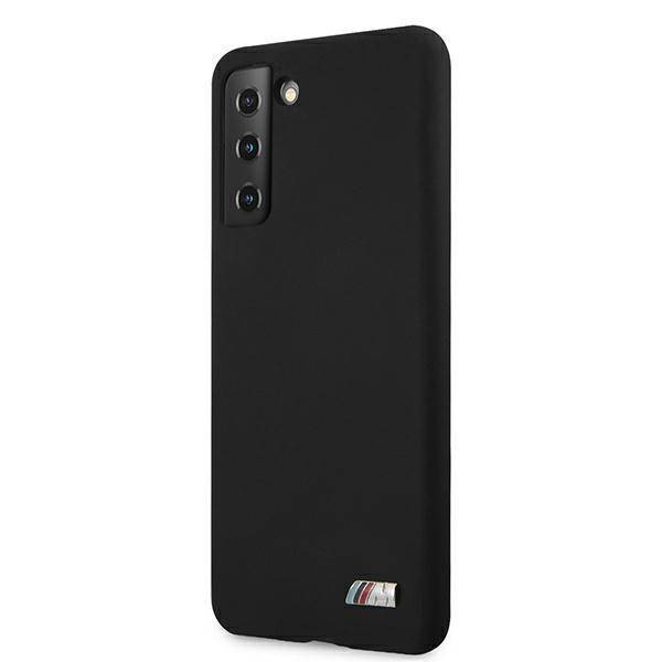 BMW - Samsung Galaxy S21 Plus - Silikonový kryt BMW (BMHCS21MMSILBK) černý