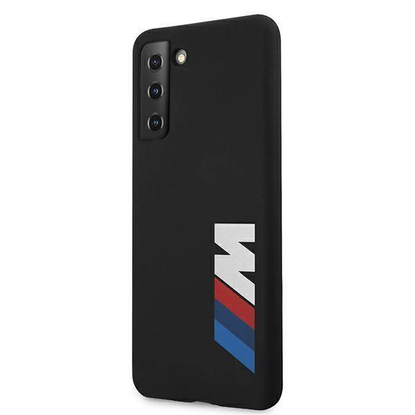 BMW - Samsung Galaxy S21 Plus - Silikonový kryt BMW (BMHCS21MMSLBLBK) černý