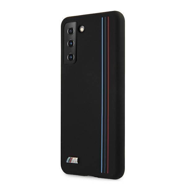 BMW - Samsung Galaxy S21 Plus - Silikonový kryt BMW (BMHCS21MSIVTBK) černý