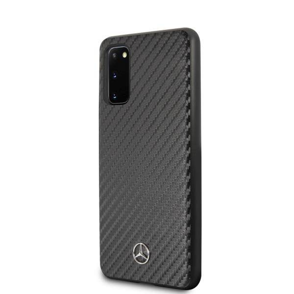 Mercedes-Benz - Samsung Galaxy S20 - Silikonový kryt Mercedes-Benz Dynamic (MEHCS62SRCFBK) černý