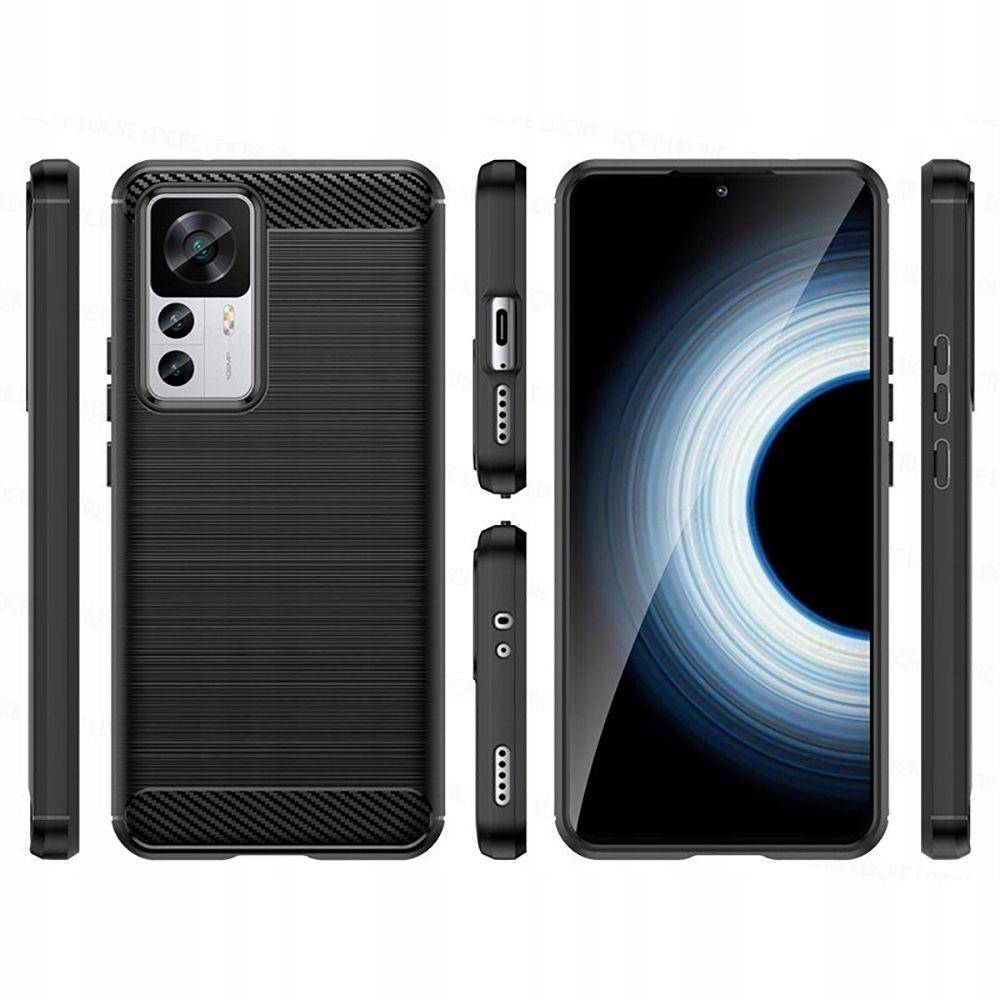 Kryt Xiaomi 12T / 12T Pro Tech-Protect TPU Carbon černý