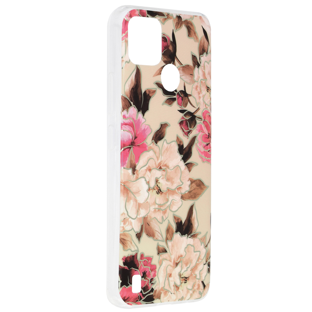 Kryt Realme C21Y / C25Y Techsuit - Marble Series - Mary Berry Nude