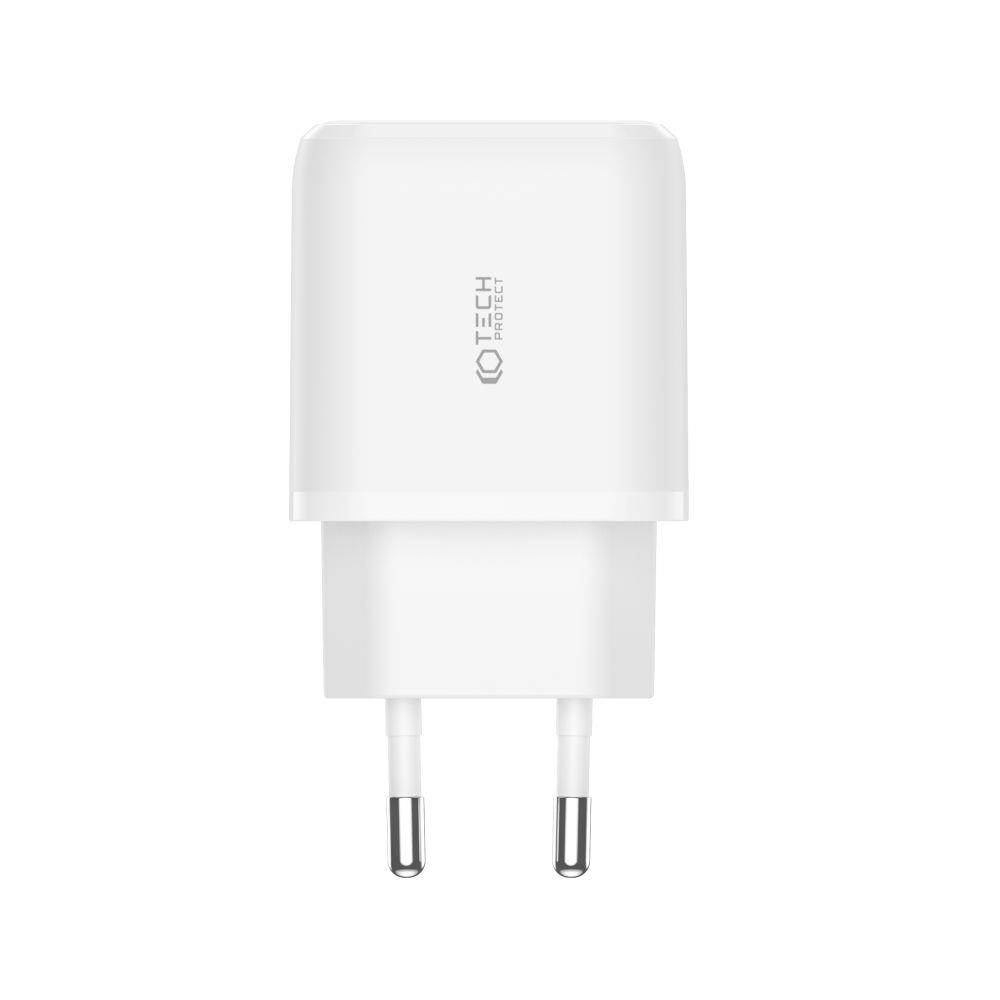 Nabíječka do sítě 12W 2xUSB Tech-Protect C12W, bílá