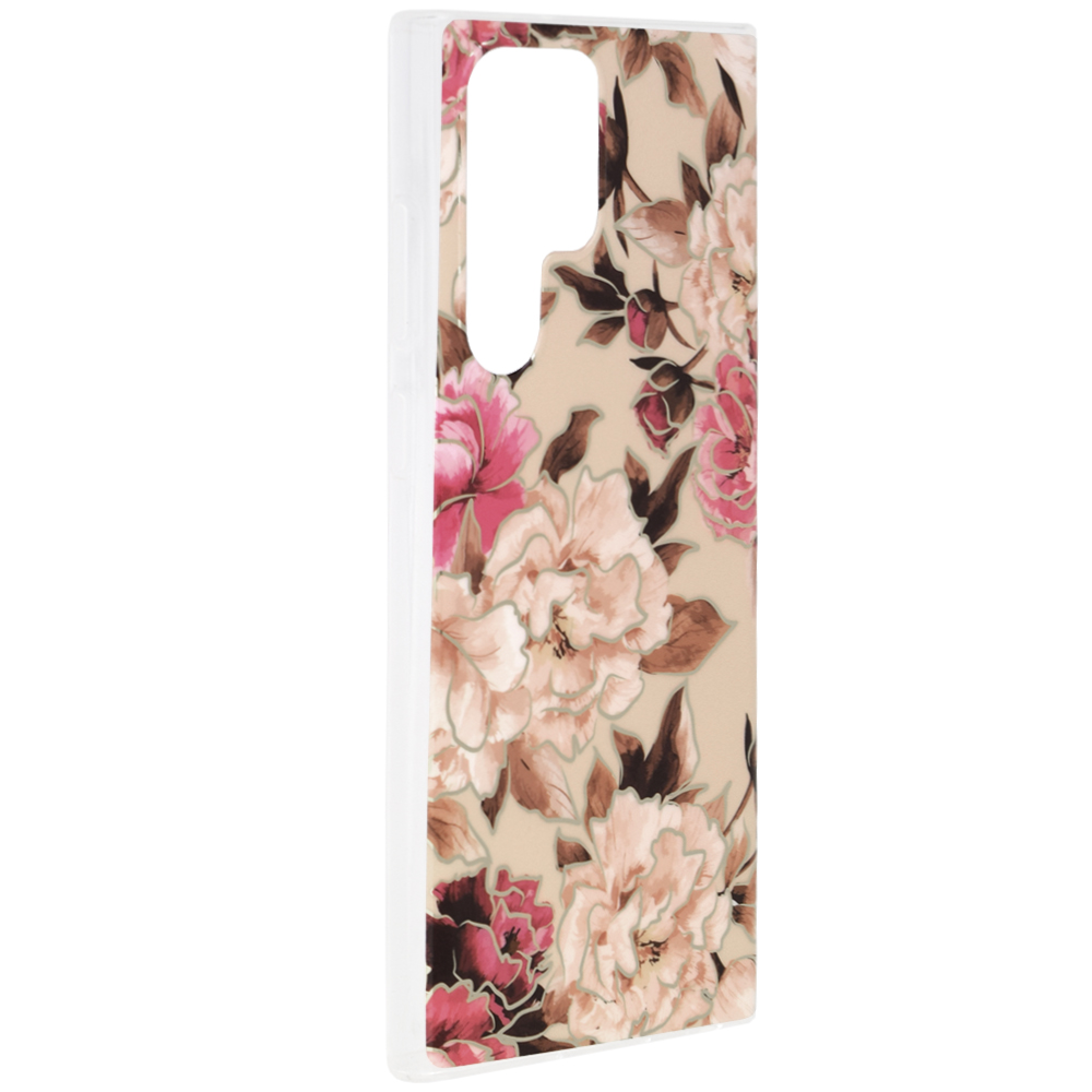 Kryt Samsung Galaxy S22 Ultra Techsuit - Marble Series - Mary Berry Nude