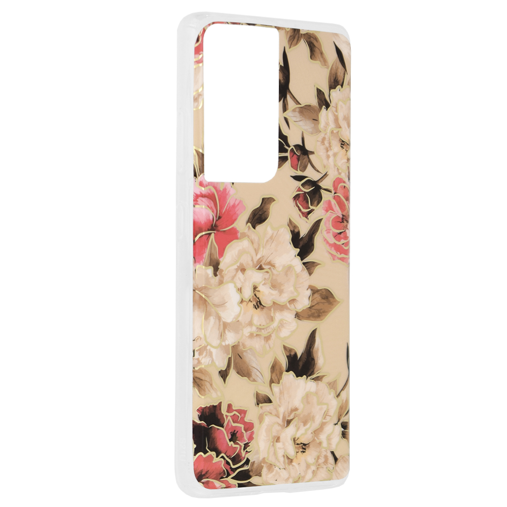 Kryt Samsung Galaxy S21 Ultra Techsuit - Marble Series - Mary Berry Nude