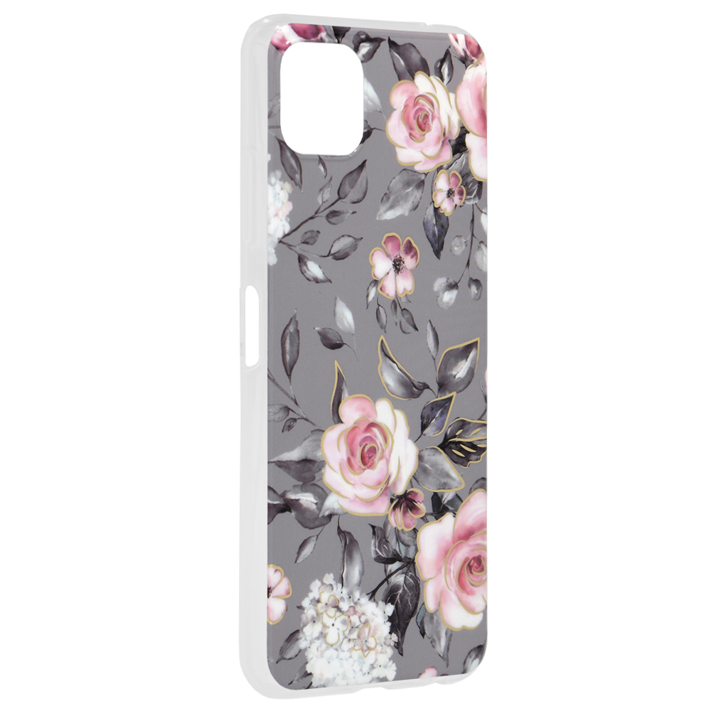 Kryt Samsung Galaxy A22 5G Techsuit - Marble Series - Bloom of Ruth Gray