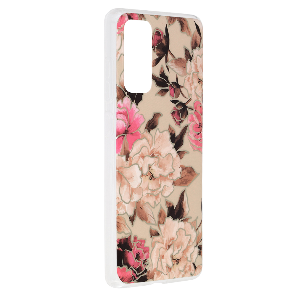 Kryt Samsung Galaxy S21 FE Techsuit - Marble Series - Mary Berry Nude