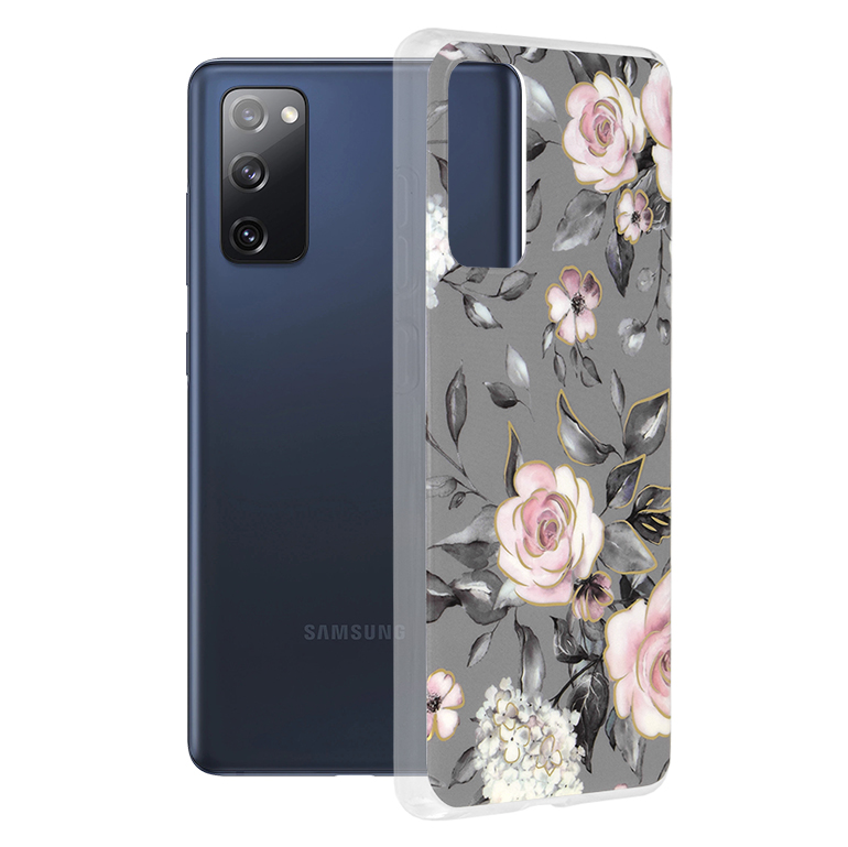 Kryt Samsung Galaxy S20 FE 4G/5G Techsuit - Marble Series - Bloom of Ruth Gray