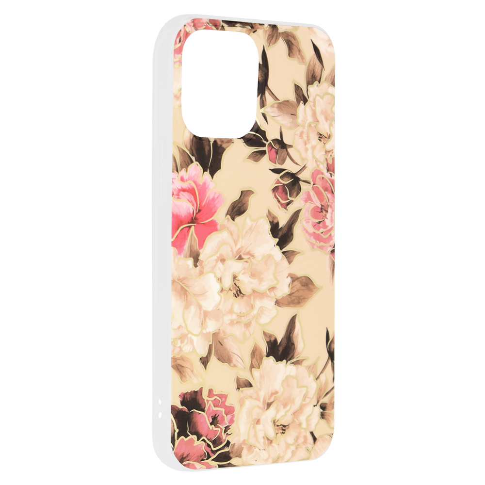 Kryt iPhone 13 Pro Max Techsuit - Marble Series - Mary Berry Nude