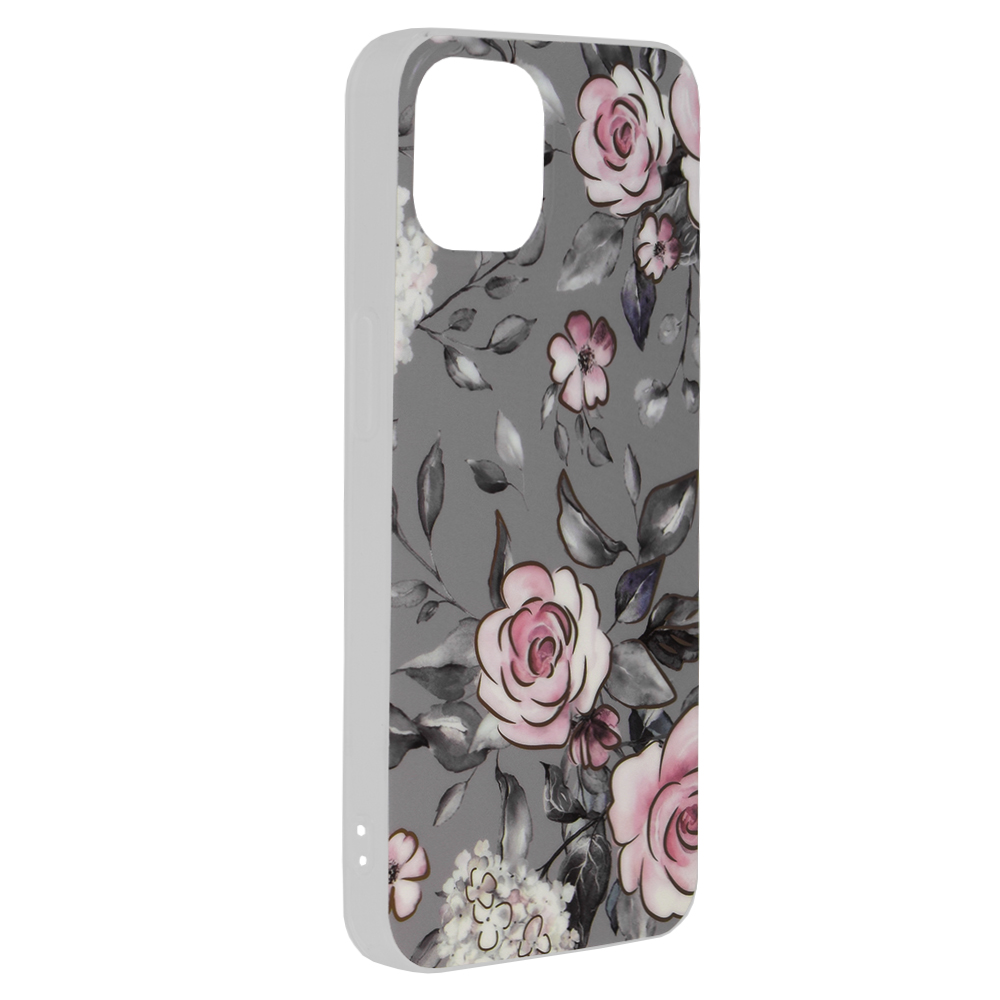 Kryt iPhone 13 Techsuit - Marble Series - Bloom of Ruth Gray