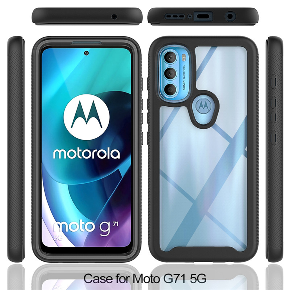 Pouzdro Motorola Moto G71 5G Techsuit - Defense360 Pro + ochrana obrazovky, černé