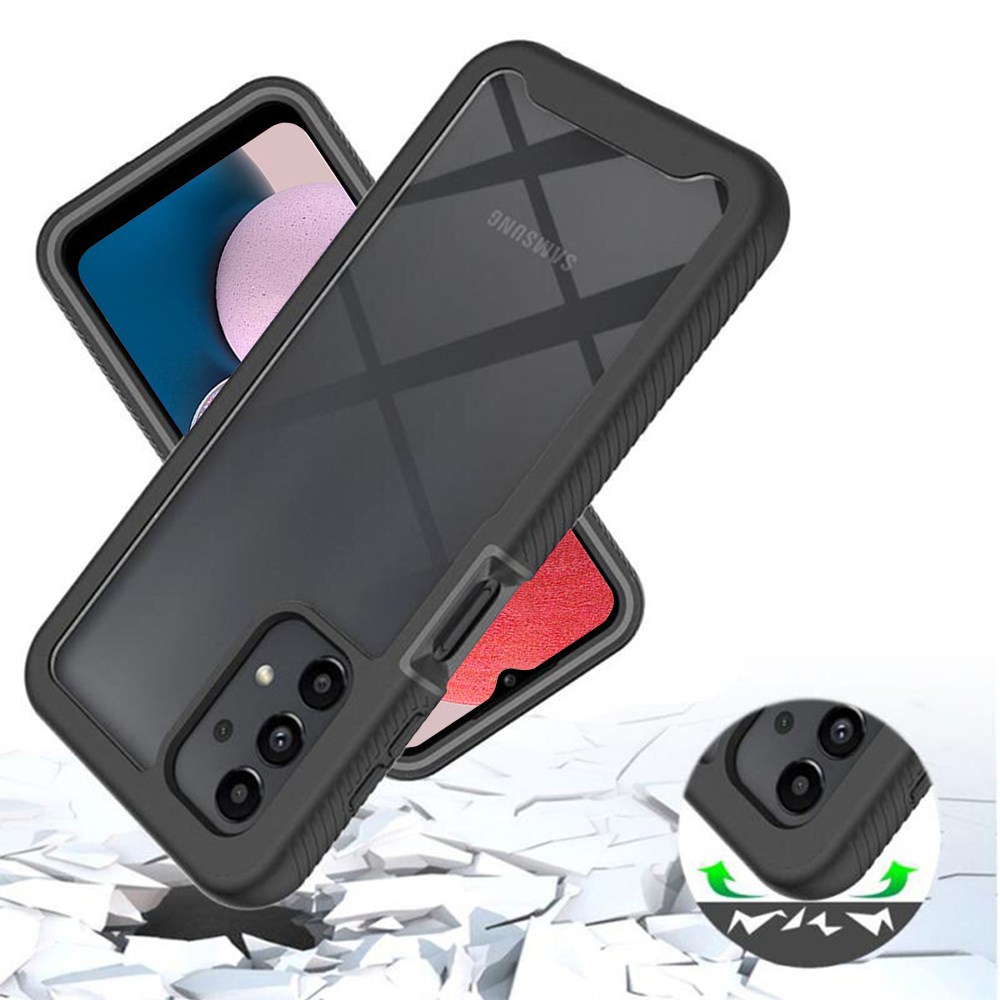 Pouzdro Samsung Galaxy A13 4G / A13 5G / A04 Techsuit - Defense360 Pro + ochrana obrazovky, černé