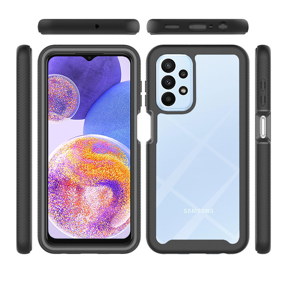 Pouzdro Samsung Galaxy A23 4G / A23 5G Techsuit - Defense360 Pro + ochrana obrazovky, černé