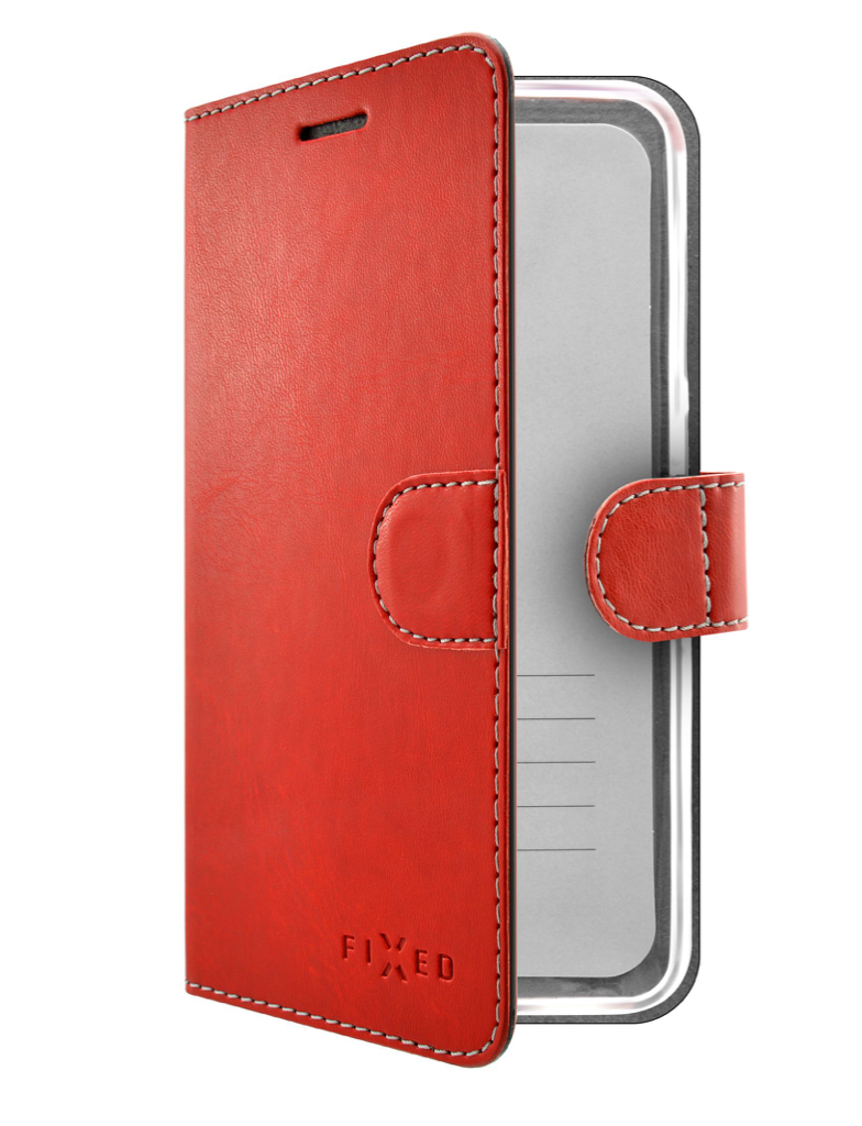 Pouzdro flip Apple iPhone 11 Pro, Fixed Fit, červené