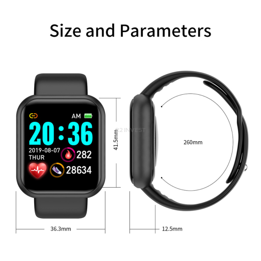 Hodinky Smart watch L18 černé