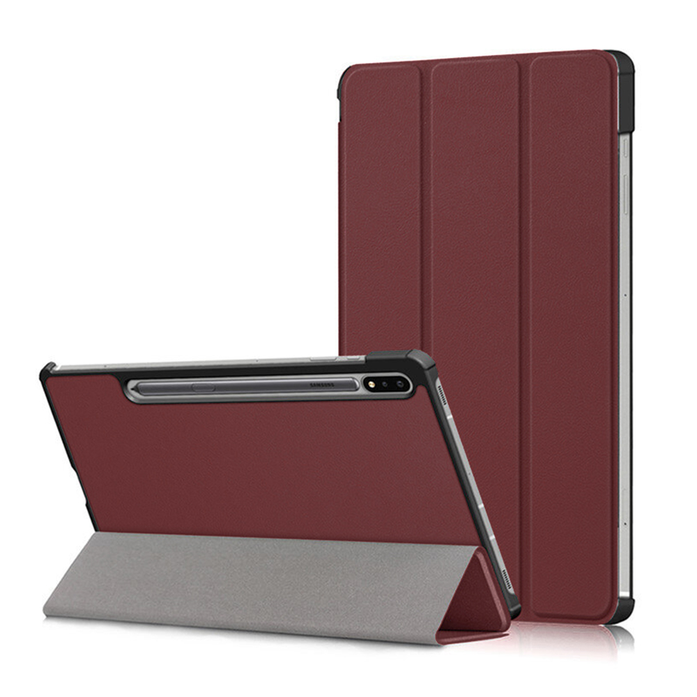 Pouzdro pro tablet Samsung Galaxy Tab S7 Plus / S8 Plus / S7 FE, Techsuit FoldPro burgundy