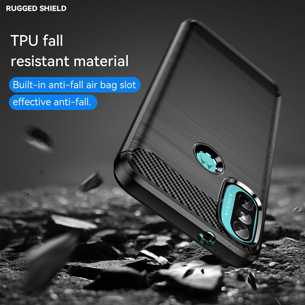 Kryt Motorola Moto E20 / E30 / E40 Armored Carbon black