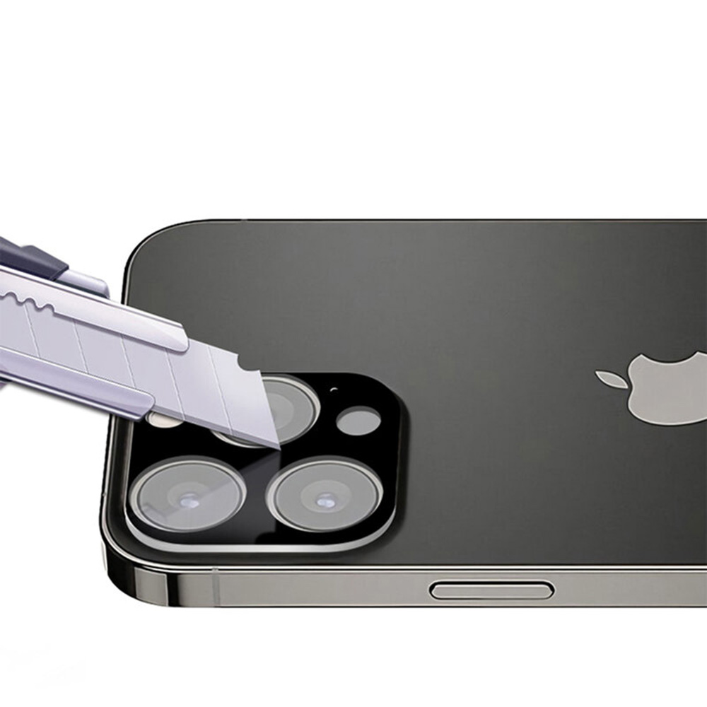 Sklo pro celý fotoaparát iPhone 13 Pro / 13 Pro Max – černé