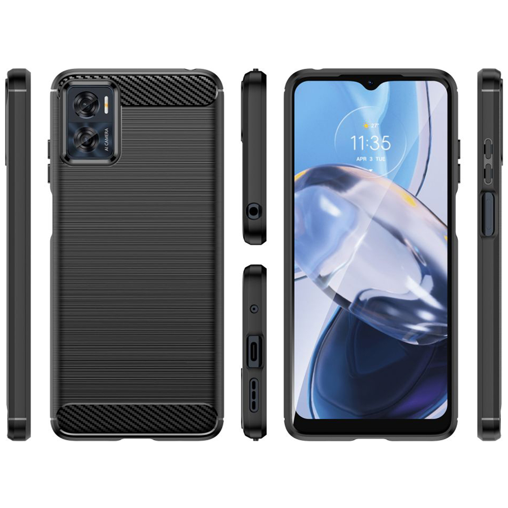 Kryt Motorola Moto E22 / E22i Armored Carbon black