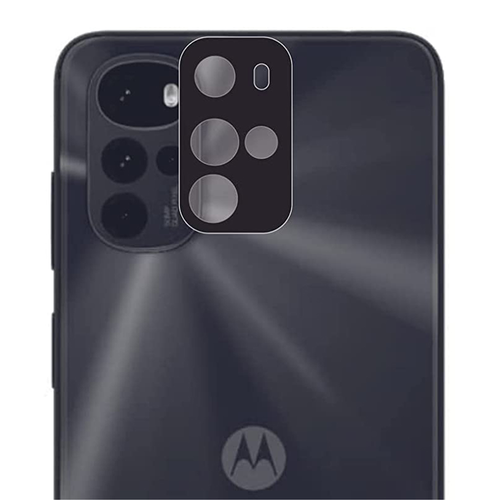 Hybridní sklo pro celý fotoaparát Motorola Moto G22 – černé