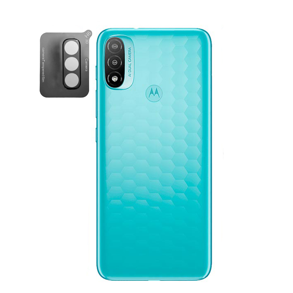 Hybridní sklo pro celý fotoaparát Motorola Moto E20 – černé