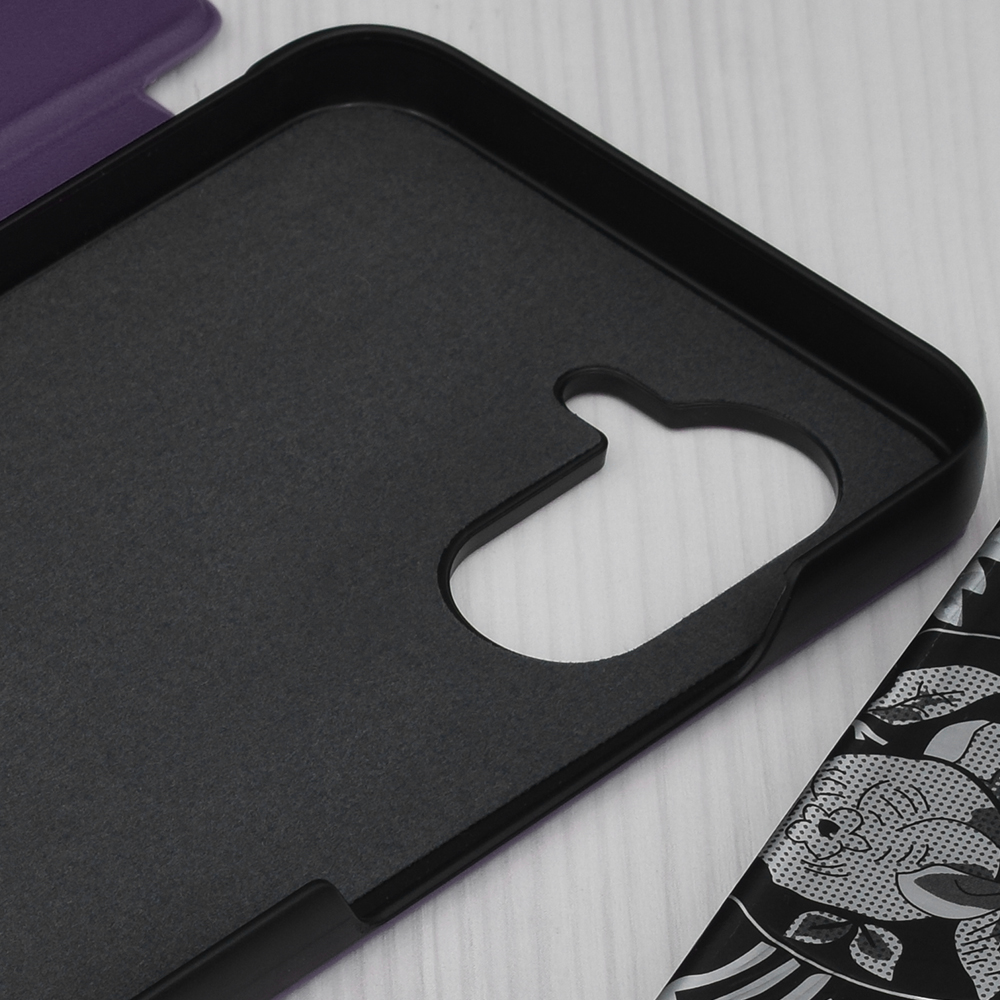 Pouzdro Realme C33 eFold Series fialové