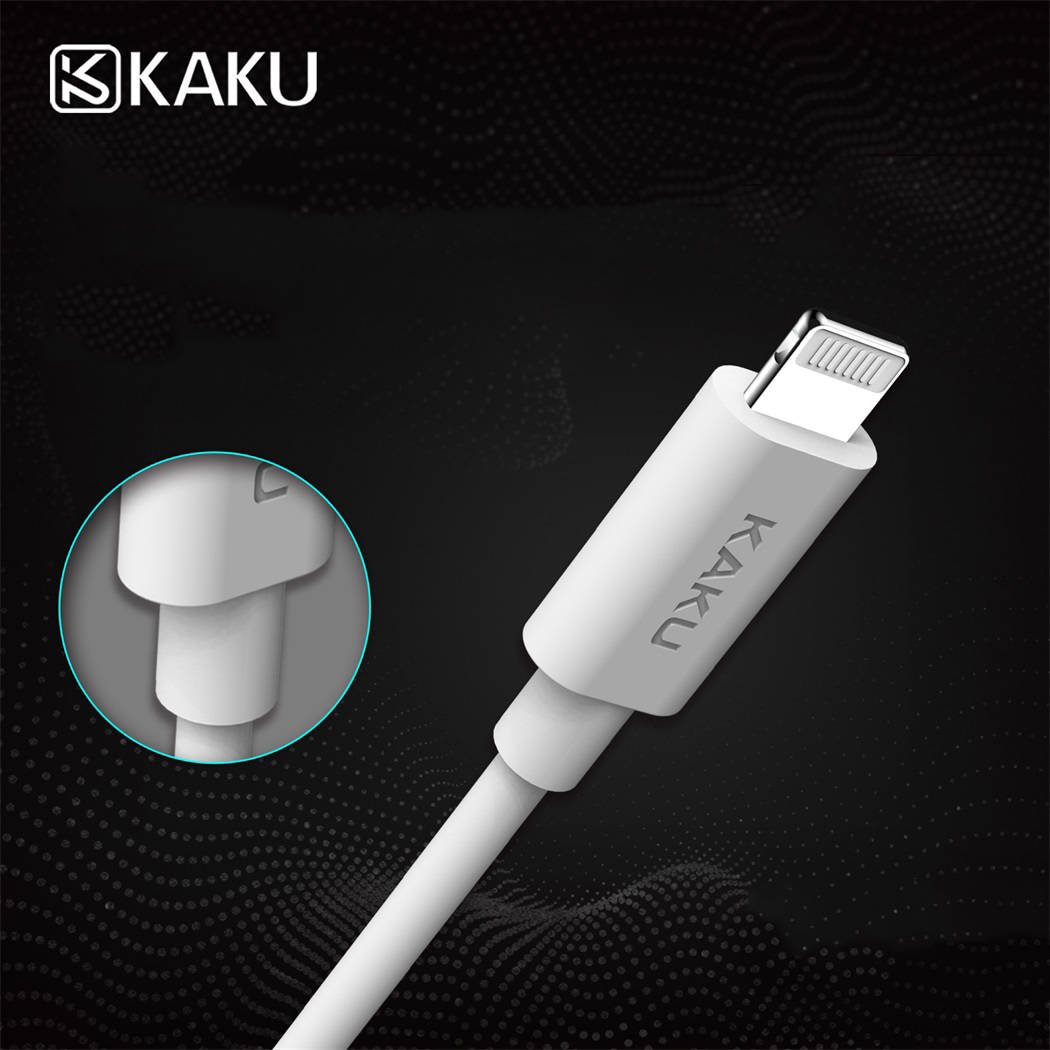 Datový kabel USB typu C PD na iPhone Lightning 2,1A 1m KAKU s rychlým nabíjením (KSC-238) bílý