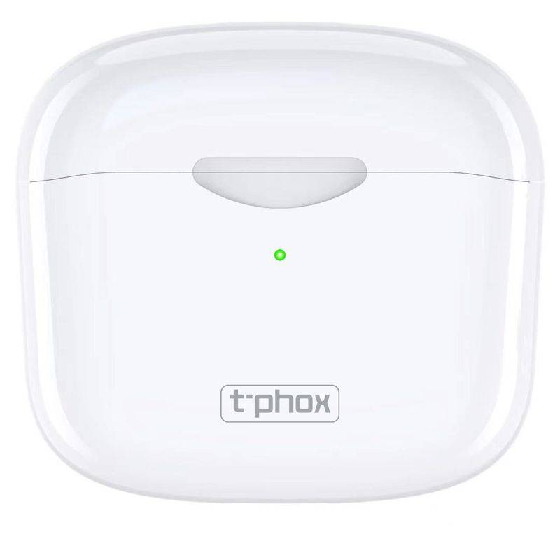 Bezdrátová sluchátka TWS-10, T-Phox bílé