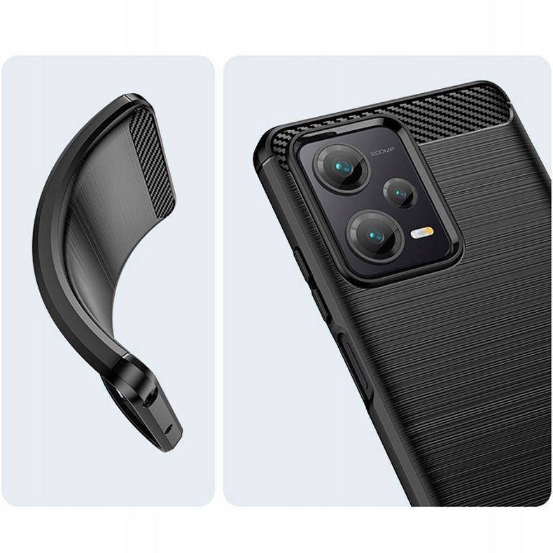 Kryt Xiaomi Redmi Note 12 5G / Poco X5 5G Tech-Protect TPU Carbon černý