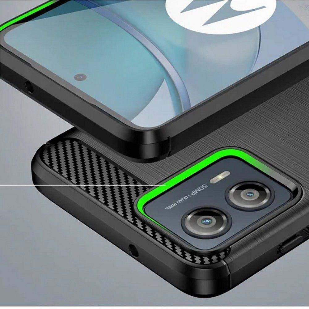 Kryt Motorola Moto G73 5G Tech-Protect TPU Carbon black