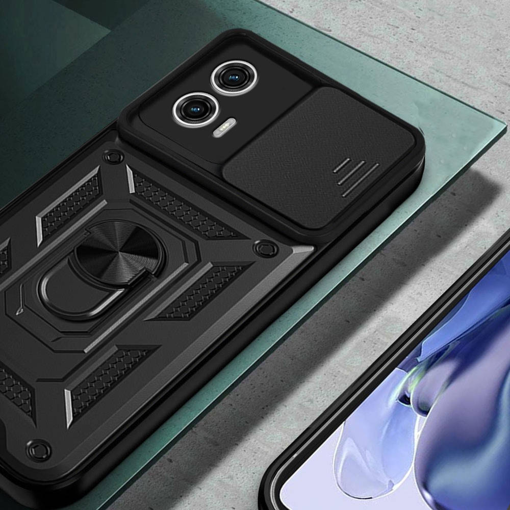 Kryt Motorola Moto G53 5G / G13 4G / G23 Nexeri CamShield Pro černý