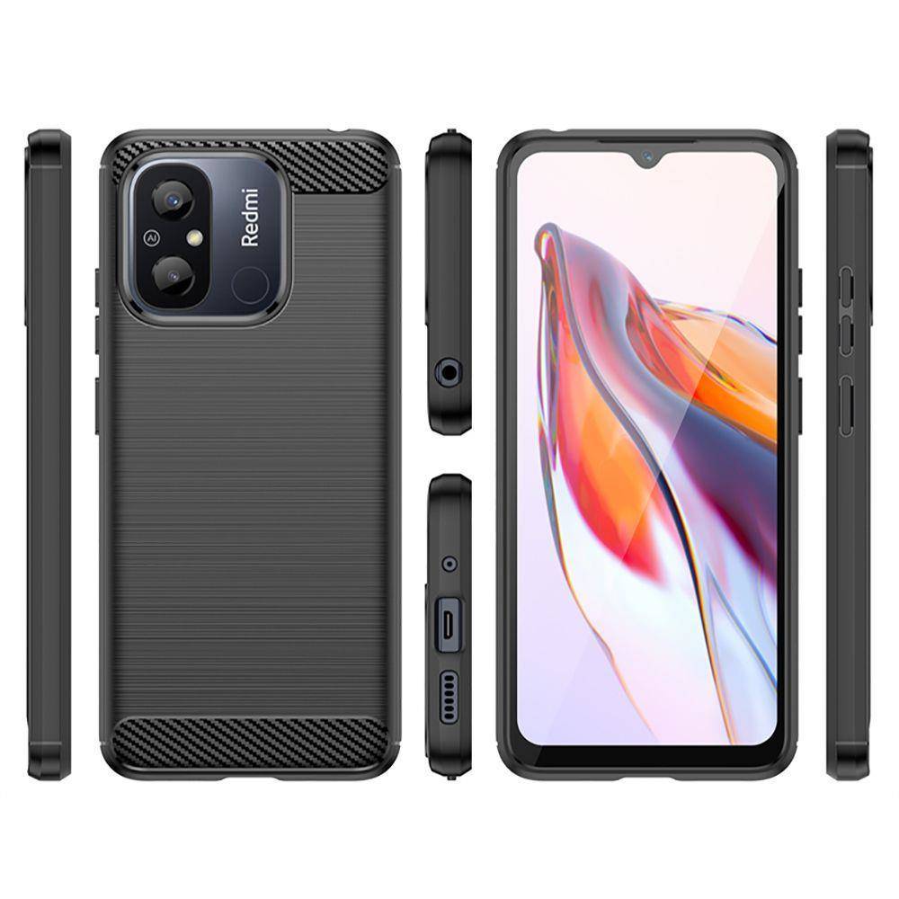 Kryt Xiaomi Redmi 12C Tech-Protect TPU Carbon černý