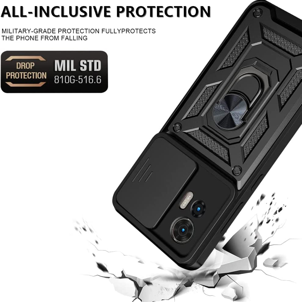 Kryt Motorola EDGE 30 Neo Techsuit CamShield Pro černý