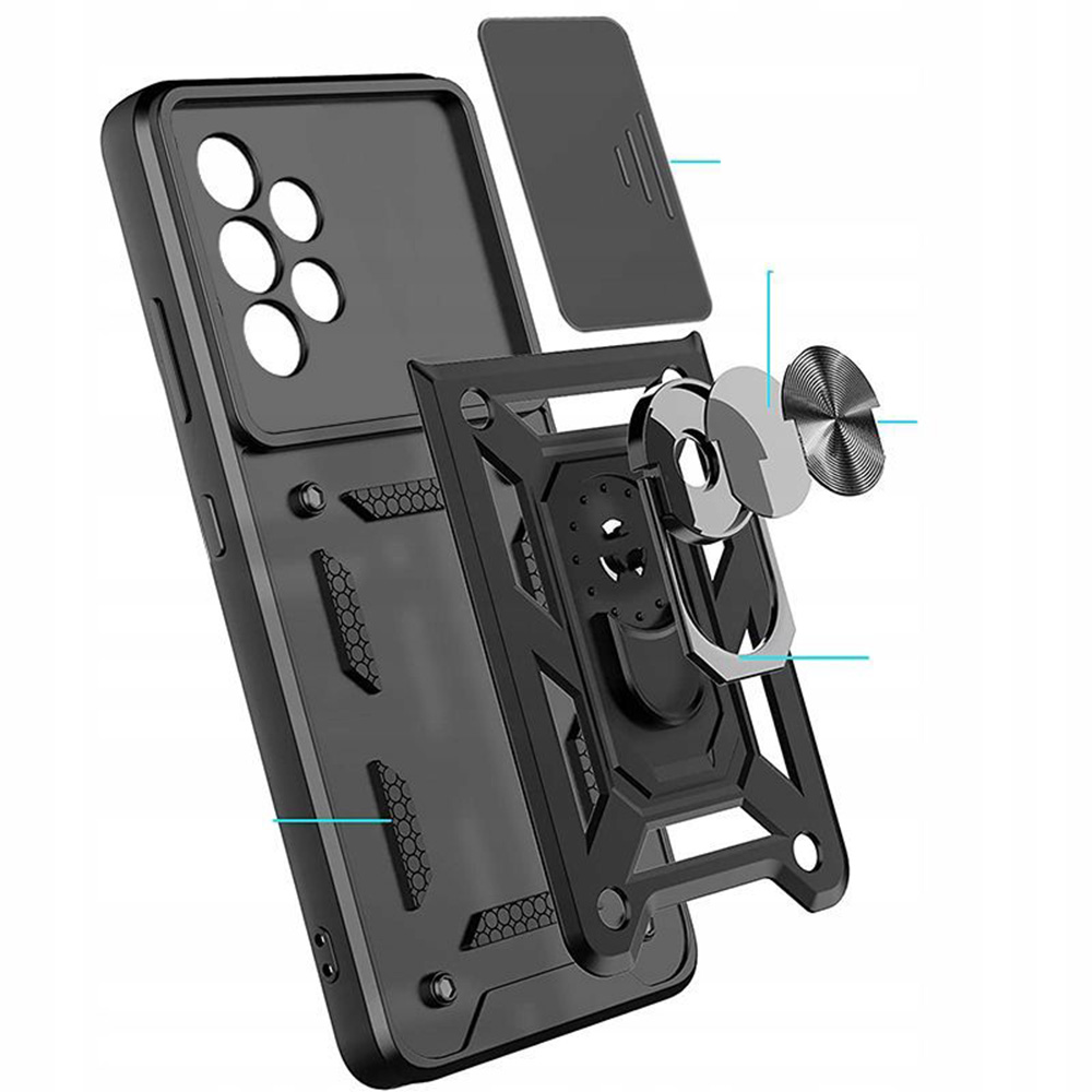Kryt Samsung Galaxy A23 5G / A23 4G Techsuit CamShield Pro černý
