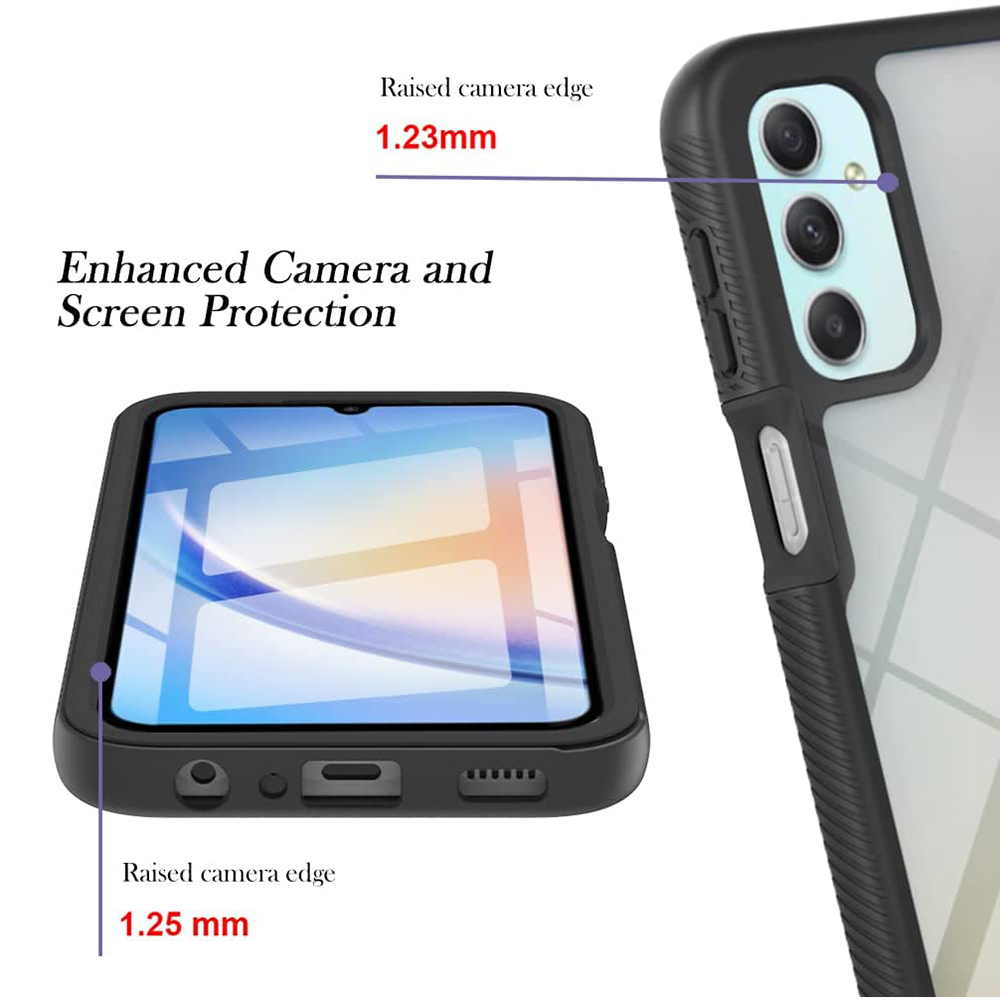 Pouzdro Samsung Galaxy A24 Techsuit - Defense360 Pro + ochrana obrazovky, černé