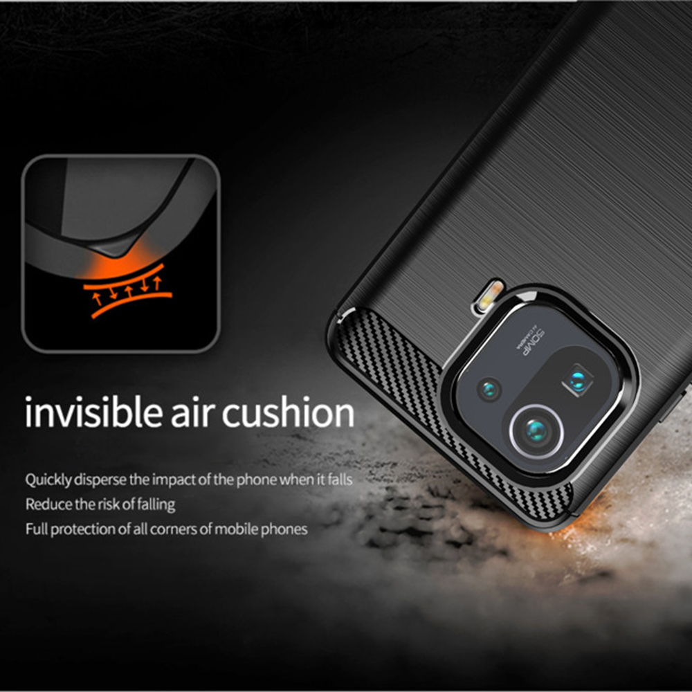 Kryt Xiaomi Mi 11 Pro, Armored Carbon black