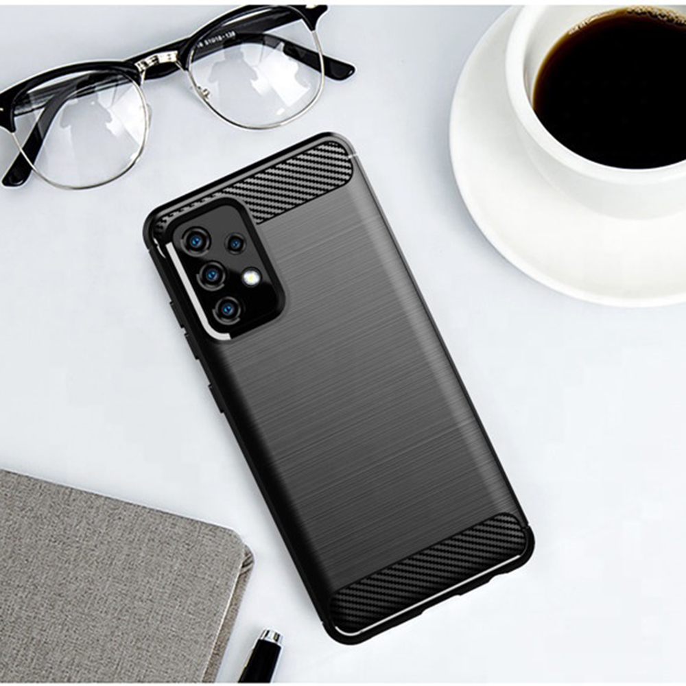 Kryt Samsung Galaxy A52 4G / A52 5G / A52s 5G, Armored Carbon černý