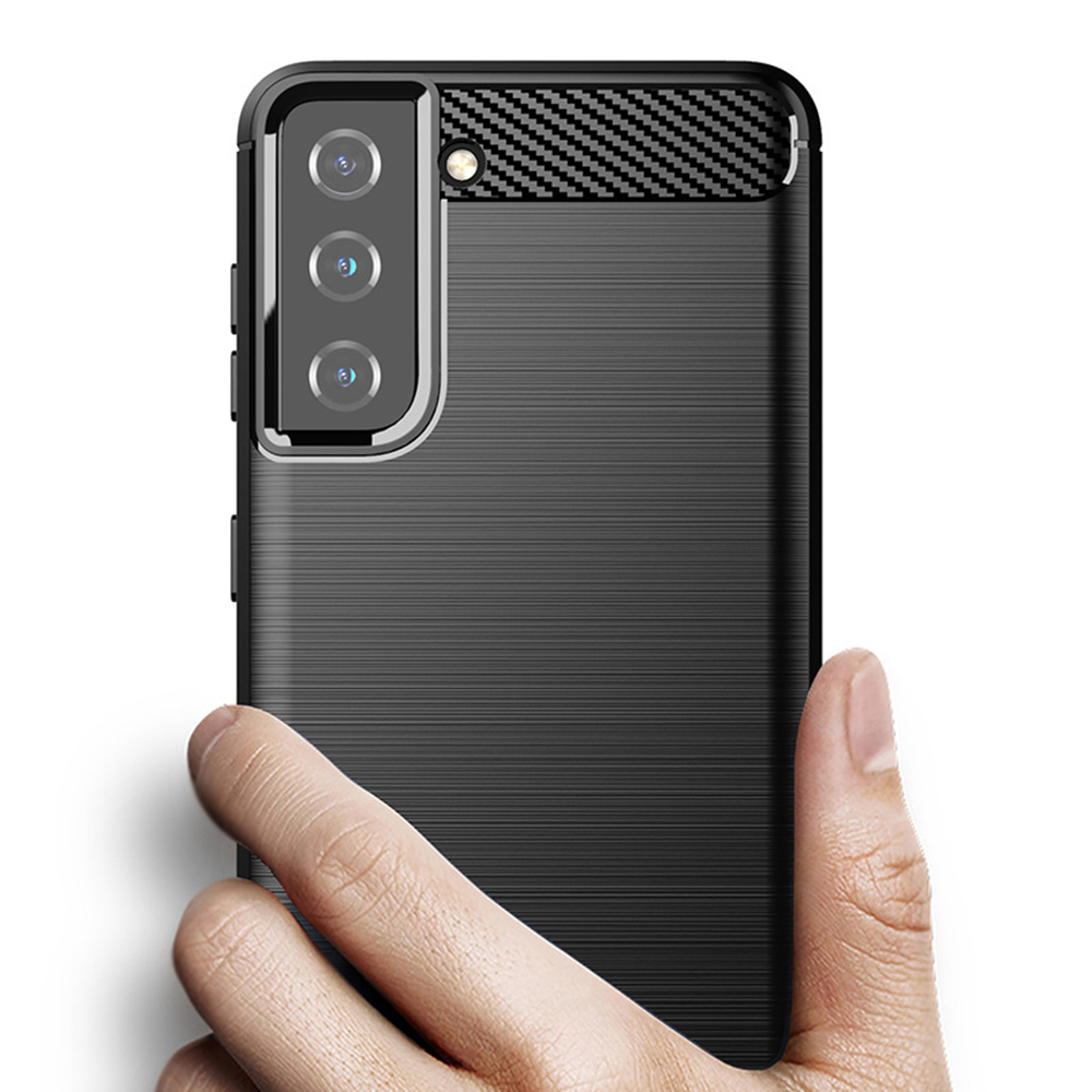 Kryt Samsung Galaxy S21 Plus 5G, Armored Carbon černý