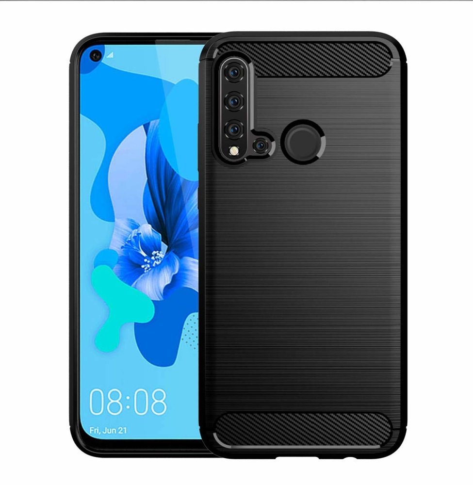 Kryt Huawei P20 Lite 2019 Armored Carbon černý