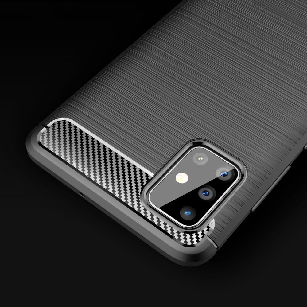 Kryt Huawei P40 Lite E Armored Carbon černý
