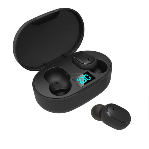 Bezdrátová sluchátka Bluetooth 5.0 , E6s černá