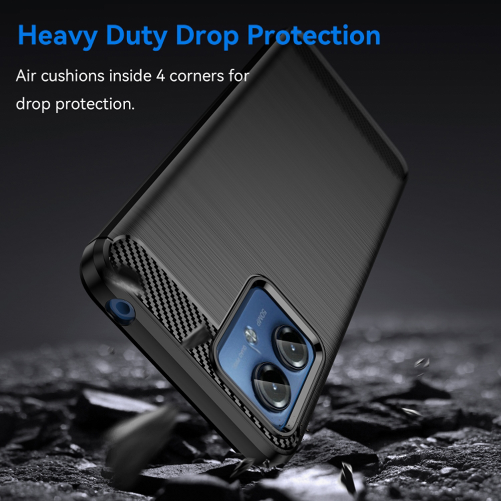Kryt Motorola Moto G14 Armored Carbon modrý
