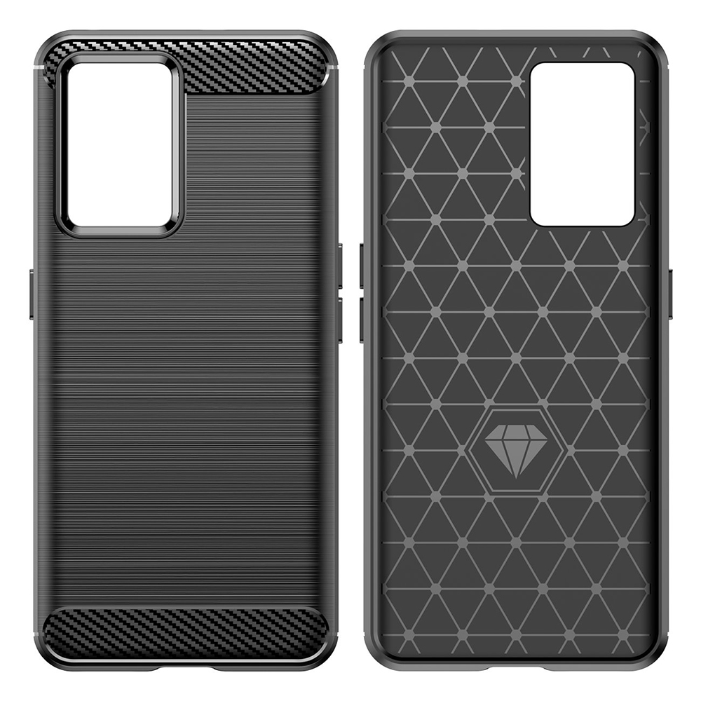 Kryt Realme GT Neo 3 80W / 150W, Armored Carbon black