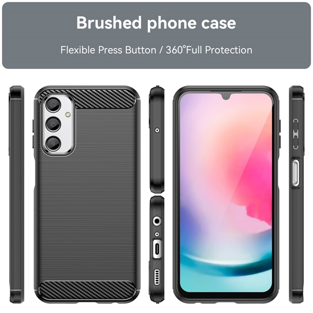 Kryt Samsung Galaxy A24, Armored Carbon černý